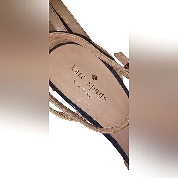 Kate Spade Lydia Jewel Black Patent Leather &  Cream Studded Pumps LNC SIZE 8 - Picture 11 of 16